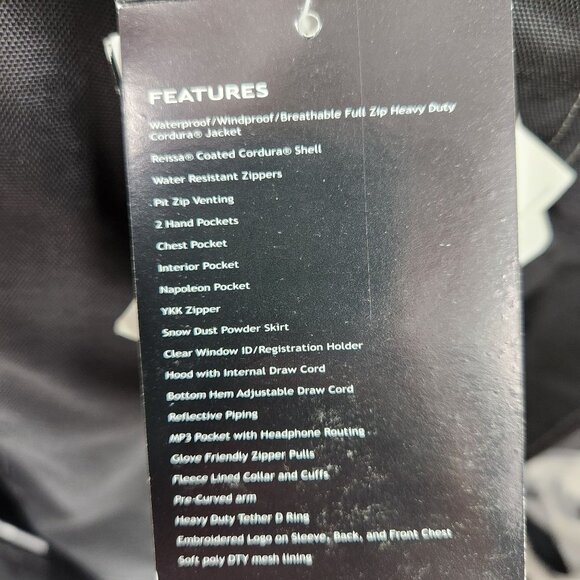 HMK Ascent Jacket Snowmobiling Jacket Men's Small #460-3031S NEW w/Tags - Picture 13 of 16